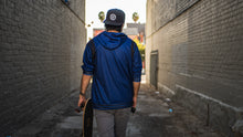 Men's Teddy Hoodie Space Blue/Black