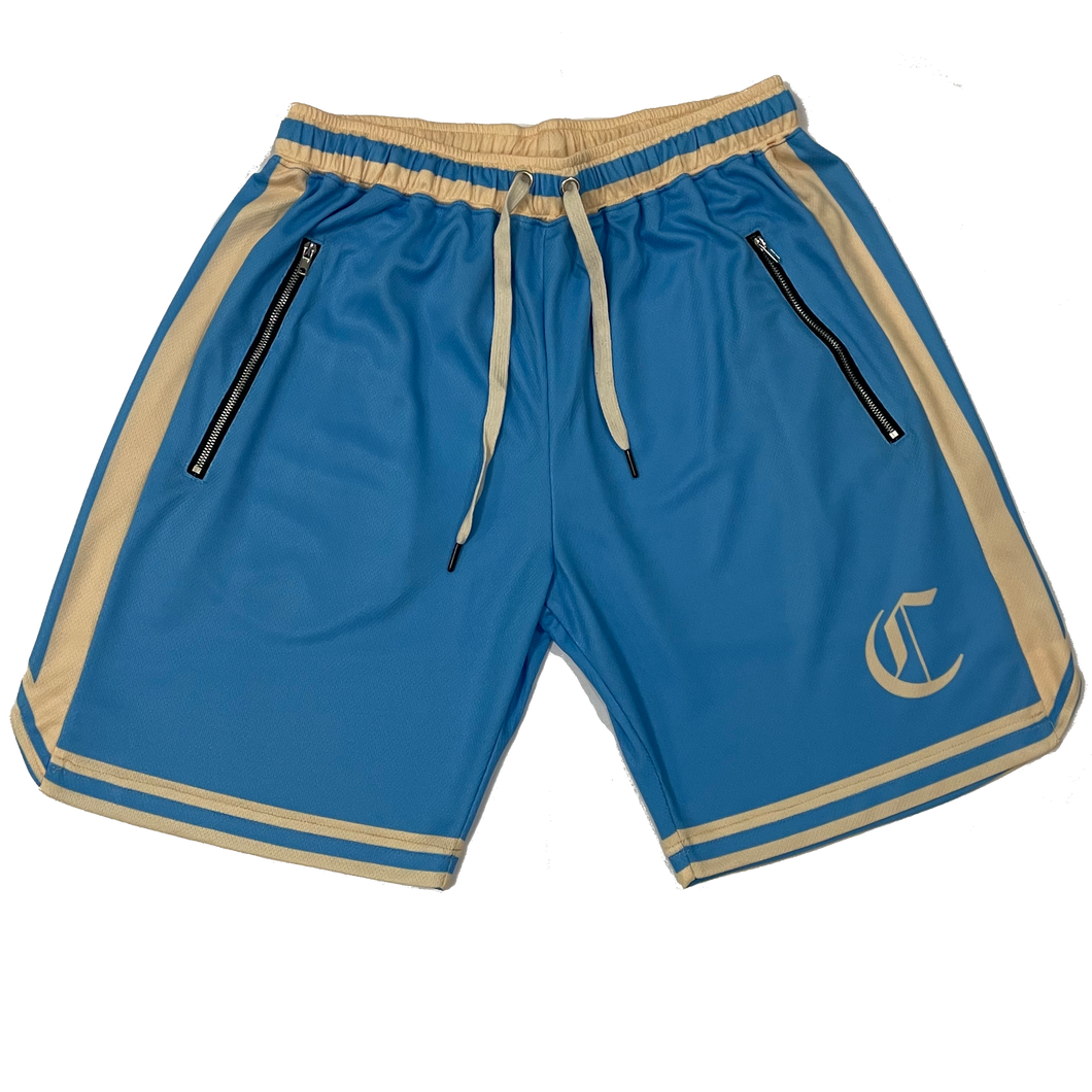Men's Basketball Shorts - Olympic Blue/Cream